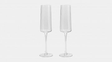 Набор бокалов для шампанского 2 шт. Air ribby Artic