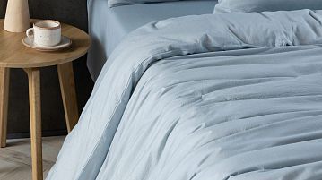 Комплект постельного белья без простыни Organic Cotton Голубой