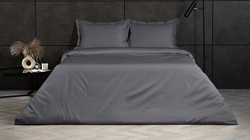 Комплект постельного белья без простыни Home Графит